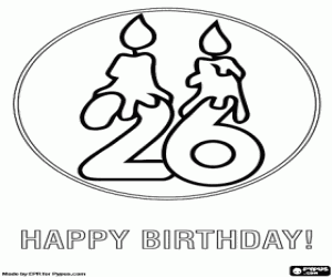 Открытки 26 лет с днем рождения Открытки 26 лет с днем рождения